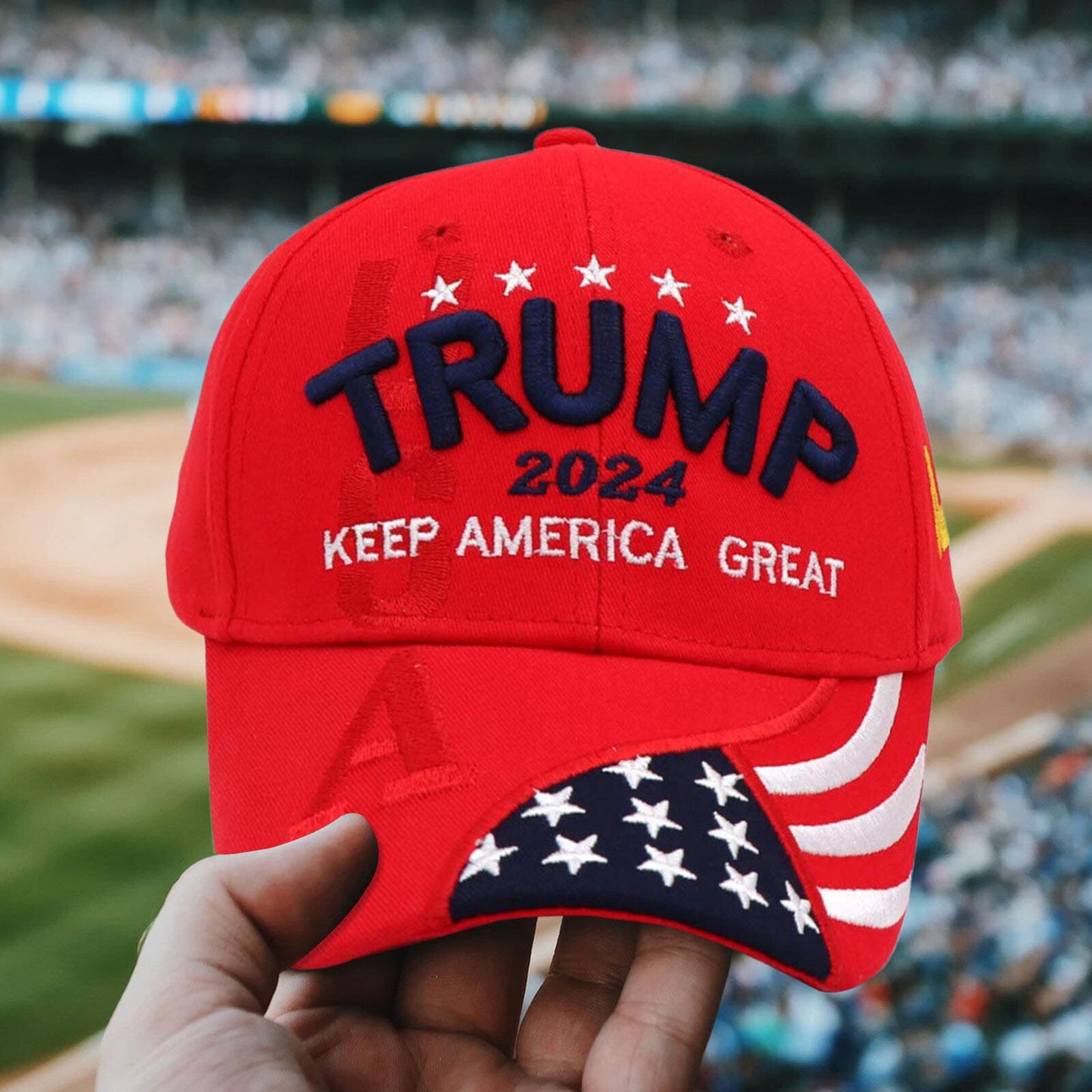 Trump 2024 Hat Embroidered Keep America Great President Trump Hat Cap Adjustable