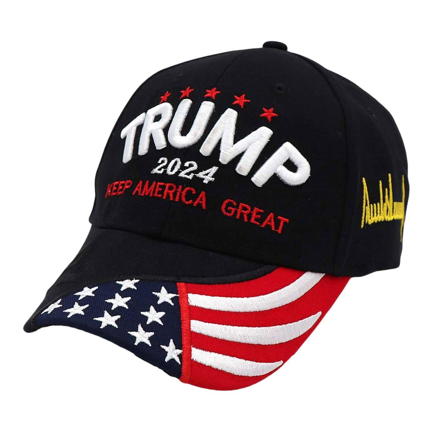 Trump 2024 Hat Embroidered Keep America Great President Trump Hat Cap Adjustable