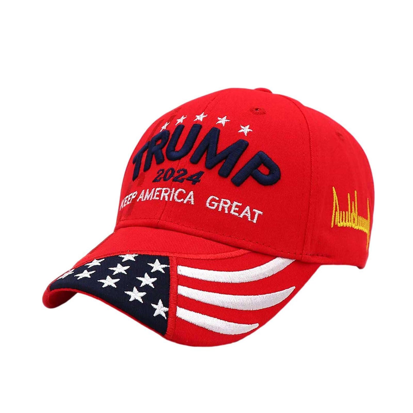 Trump 2024 Hat Embroidered Keep America Great President Trump Hat Cap Adjustable