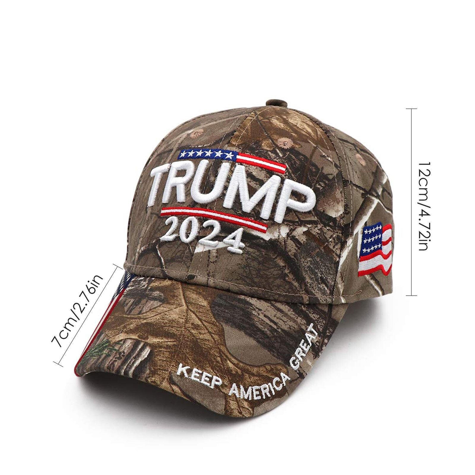 Trump 2024 Hat Embroidered Keep America Great President Trump Hat Cap Adjustable